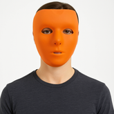 Vibrant Orange Full Face Mask - Costume Accessory